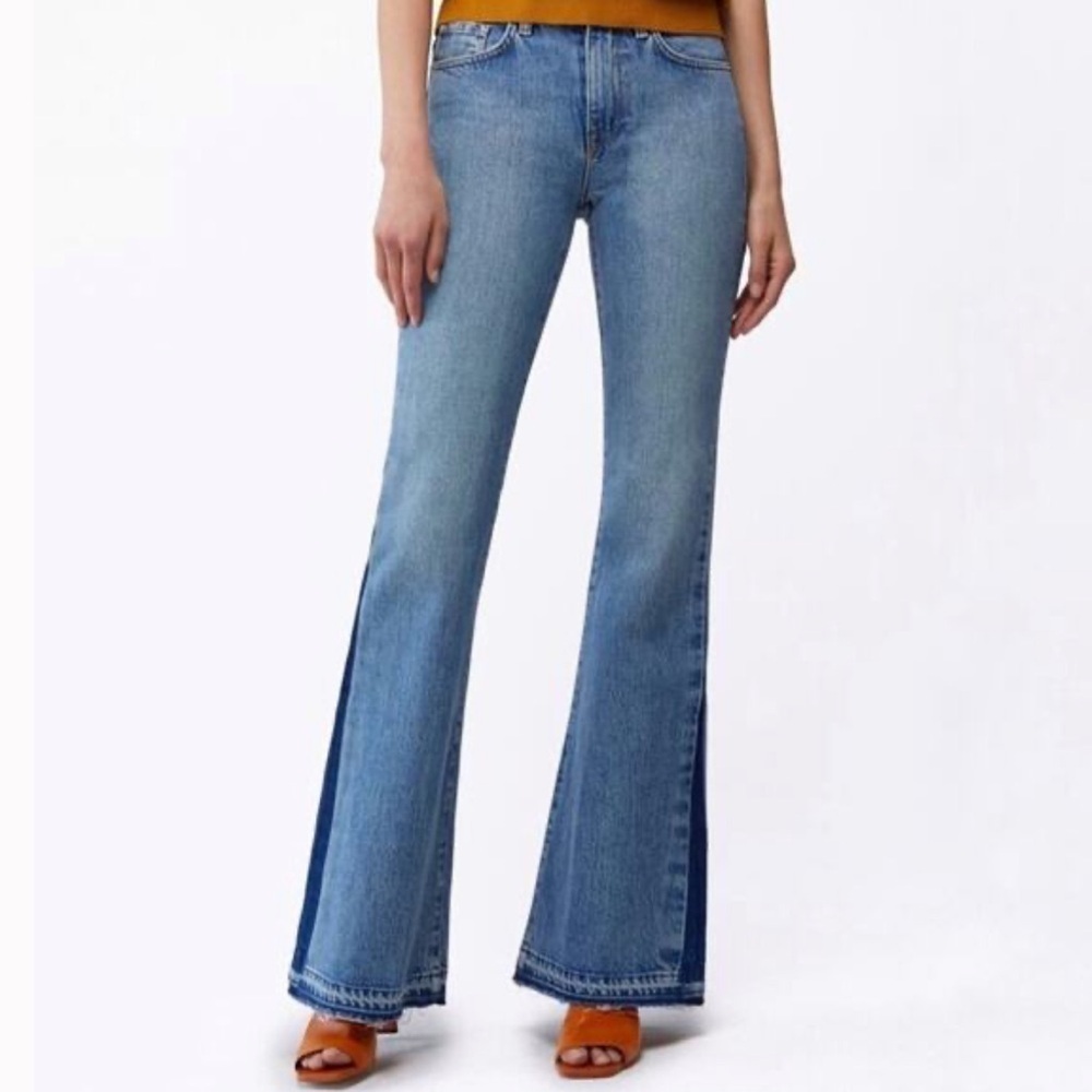 Baldwin Willow Mid Rise Flare Jeans 100% Cotton . Size 27